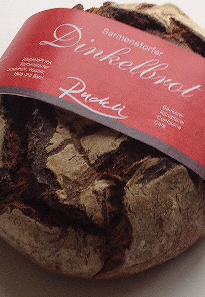Banderole für Brot